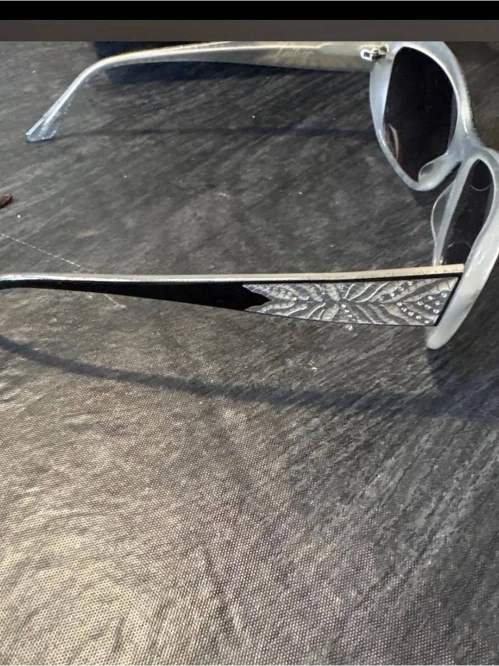 Judith Leiber Black Sunglasses